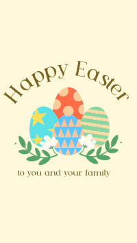 Easter Egg Hunt Facebook Story Design