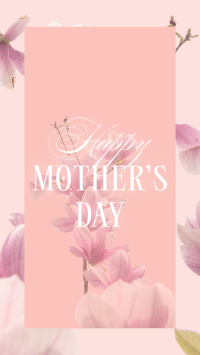 Mother's Day Pink Flowers Instagram reel Image Preview