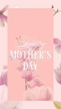 Mother's Day Pink Flowers Instagram Reel Image Preview