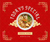Special Oriental Noodles Facebook Post Design