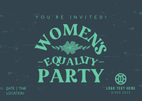 Women's Equality Celebration Postcard Image Preview
