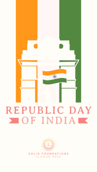 Republic Day of India Facebook story Image Preview
