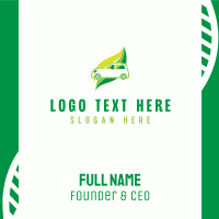 Green Eco Automotive Car Business Card Design