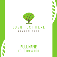 Apple Fruit Tree Business Card Design