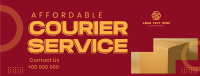 Affordable Courier Service Facebook cover Image Preview