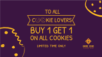 Cookie Lover Promo Facebook event cover Image Preview