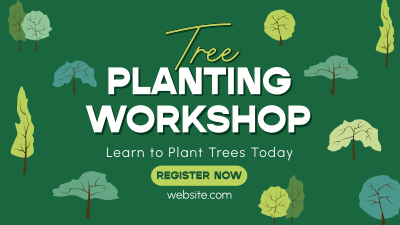 Tree Planting Workshop Facebook event cover Image Preview