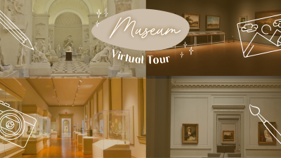 Museum Vlog Zoom background Image Preview