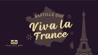 Celebrate Bastille Day Facebook Event Cover Design