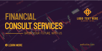 Simple Financial Services Twitter post Image Preview