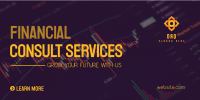 Simple Financial Services Twitter Post Image Preview