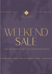 Minimalist Weekend Sale Flyer Image Preview