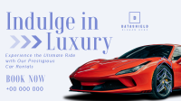 Luxurious Car Rental Service Facebook Event Cover Image Preview
