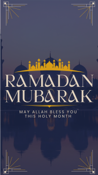Mosque Silhouette Ramadan Instagram Story Design