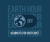 Earth Switch Off Facebook Post Design