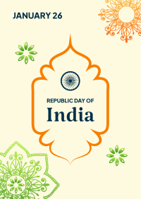 Happy Indian Republic Day Flyer Design