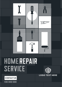 Home Repair Service Poster Design