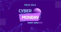 Tech Cyber Monday Sale Facebook Ad Design