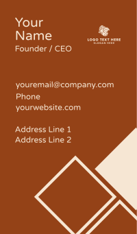 Wooden Puppet Boy Business Card Design