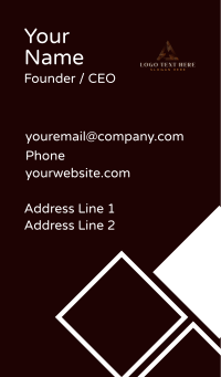 Finance Pyramid Agency Business Card Design