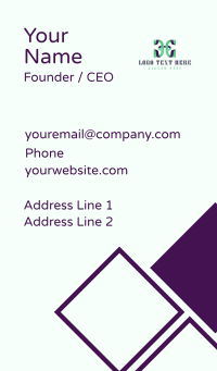 Creative Company Letter H Business Card Design