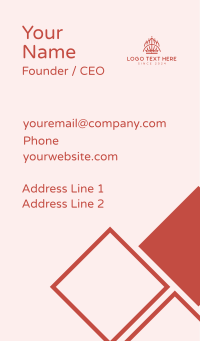 Community Crown Organization Business Card Design