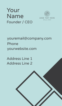 Corporate Office Badge  Business Card Design