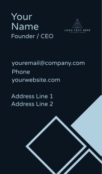 Architecture Pyramid Firm Business Card Design