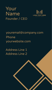 Building Property Skyscraper Business Card Design