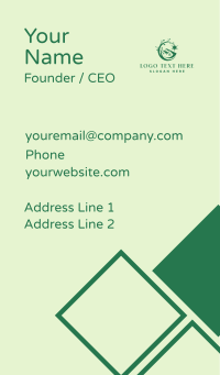 Nature Home Community Business Card Design