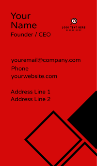 Archery Target Business Card Design