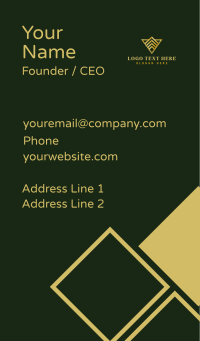 Corporate Triangle Company Business Card Design