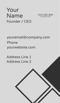 Generic Black Handwriting Business Card Design