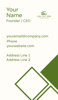 Landscaping Garden Water Hose Business Card Design