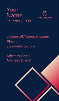 Company Agency Letter O Business Card Design