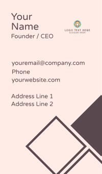 Pretty Blonde Lady Business Card Design