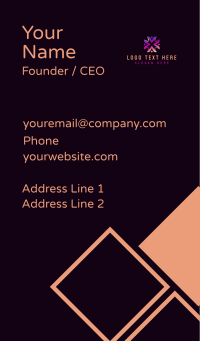 Unity People Foundation Business Card Design