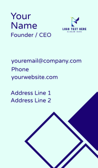 Creative Y2k Letter F Business Card Design