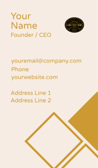 Upscale Crown Boutique Business Card Design