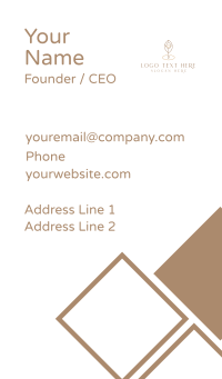 Quill Writer Blogger Business Card Design