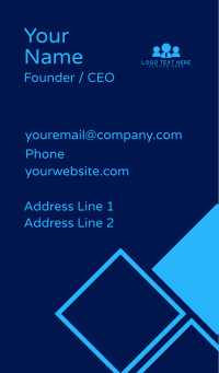 Corporate Business Employee Business Card Design