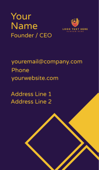 Organization People Leader Business Card Design