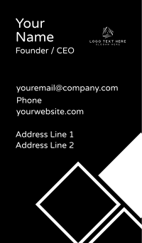 Professional Pyramid Architecture Business Card Design