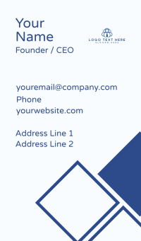 Human People Employee Business Card Design