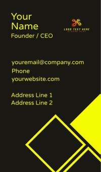 Fly Drone Quadcopter Business Card Design