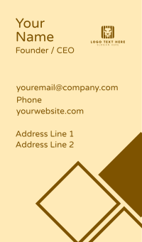 Lion Face App  Business Card Design