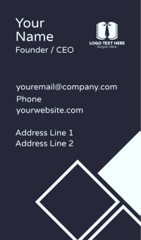 Employee's Manual Business Card Design