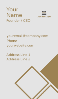 Simple Bed Mattress Business Card Design