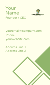 Money Sack Loan Business Card Design