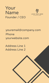 Location Pin Navigation Business Card Design